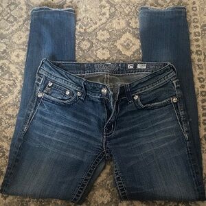 Miss Me Dark Blue Skinny Jeans